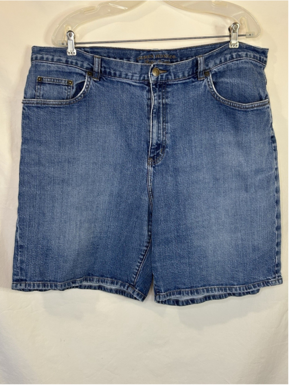 Vintage Ralph Lauren Lauren Jeans Co. Bermuda Shorts Womens 18W Plus Denim